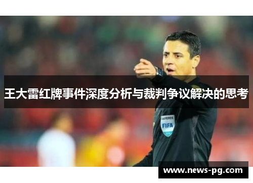 王大雷红牌事件深度分析与裁判争议解决的思考 王大雷红牌事件深度分析与裁判争议解决的思考